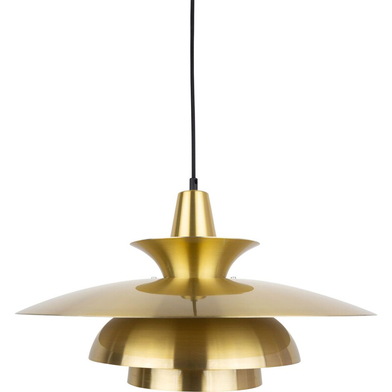 Danish vintage pendant lamp Roma by Junge, Denmark 1980s