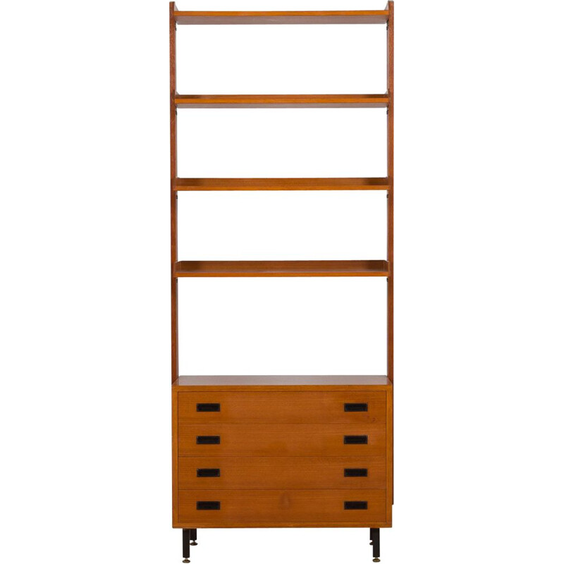 Vintage teak wall unit, Italy 1970