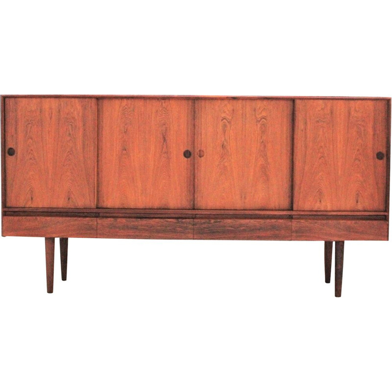 Scandinavian vintage sideboard in rosewood by Henning Kjaernulf for Vejle