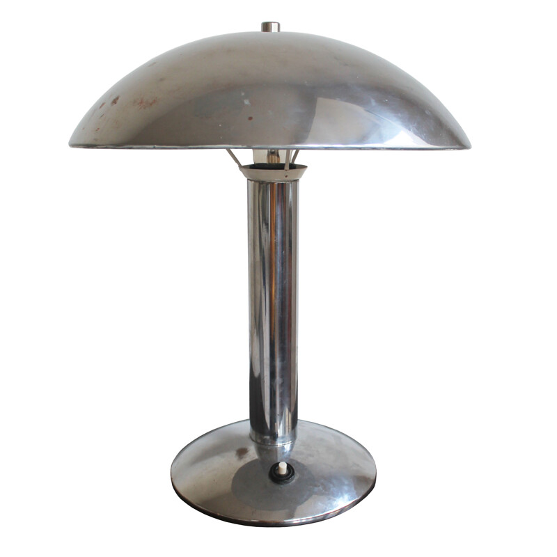 Bauhaus vintage table lamp by Miloslav Prokop for Vorel Praha Company, 1930s