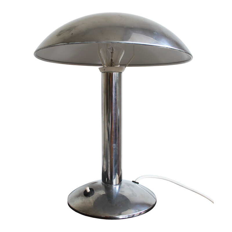 Bauhaus vintage table lamp by Miloslav Prokop for Vorel Praha Company, 1930s