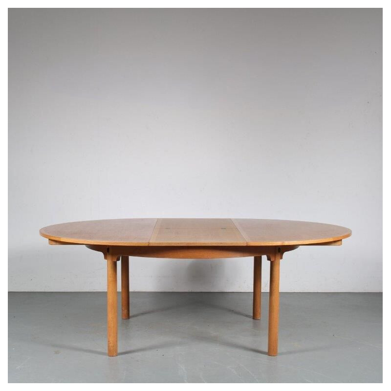 Vintage extendible dining table by Borge Mogensen for Karl Andersen, Sweden 1960s