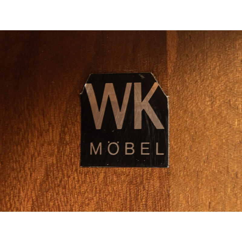 Vintage walnut sideboard by Georg Satink for Wk Möbel, Germany 1950