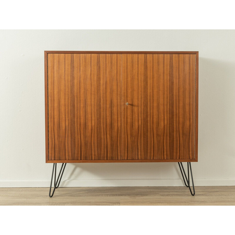 Vintage walnut cabinet with two doors, Germany 1960s