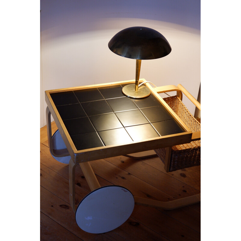 Vintage birch tea cart model 900 by Alvar Aalto for Huonekalu- ja rakennustyötehdas, 1937