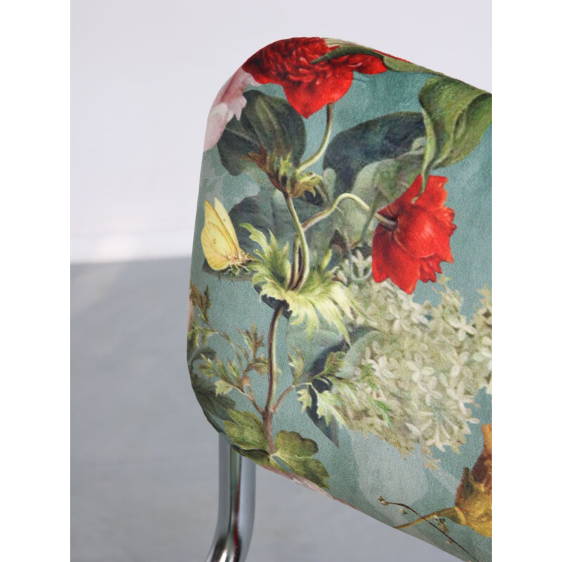 Chaise tapissée vintage de Marcel Breuer pour Cesca