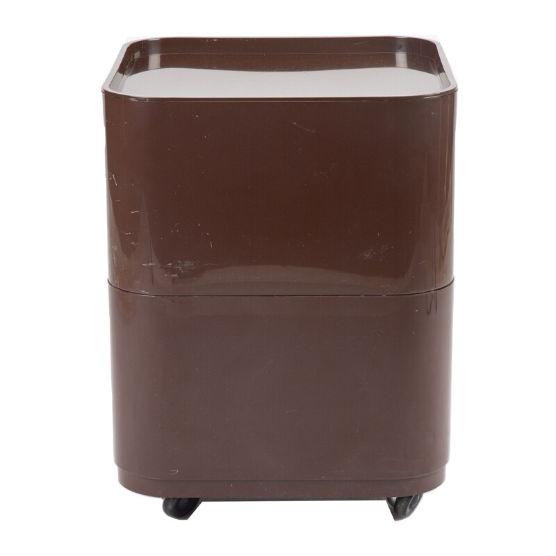 Componibilli vintage brown de Anna Castelli Ferrieri para Kartell