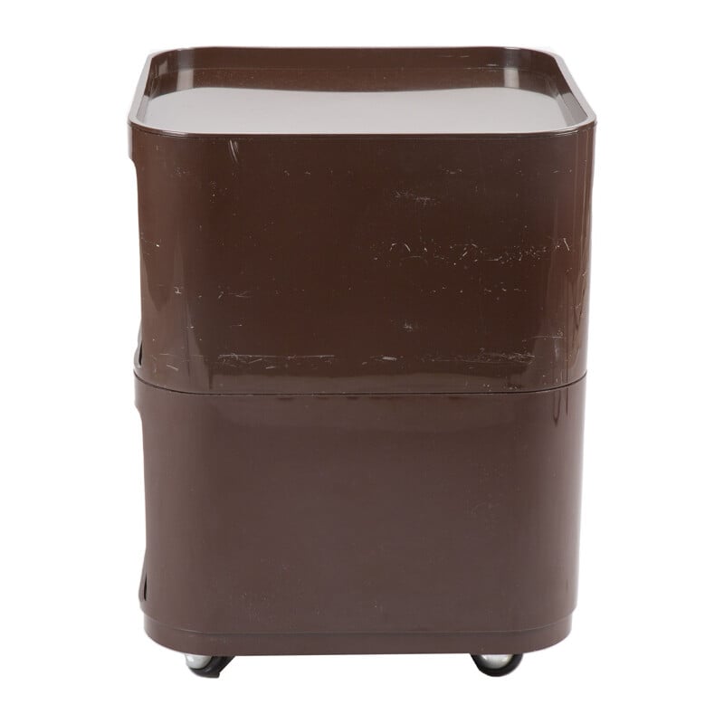 Componibilli vintage brown de Anna Castelli Ferrieri para Kartell