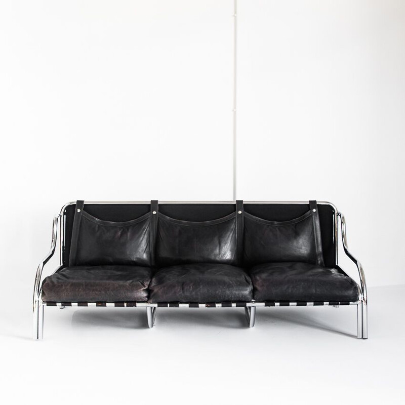 "Stringa" vintage sofa by Gae Aulenti for Poltronova, 1980