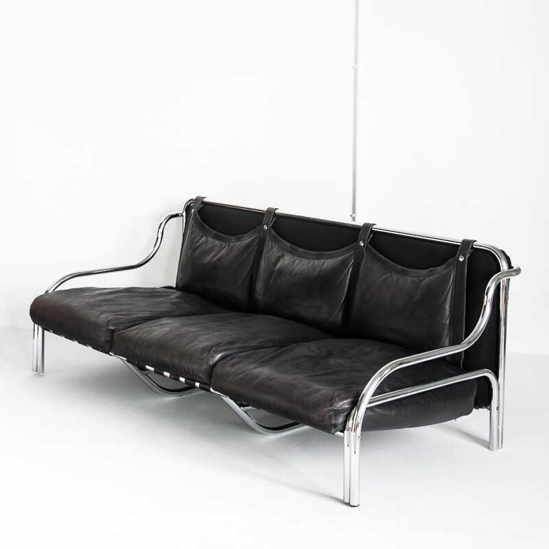 "Stringa" vintage sofa by Gae Aulenti for Poltronova, 1980