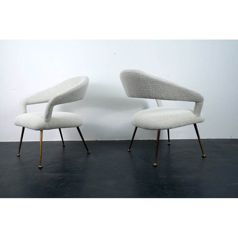 Paire de fauteuils vintage de Gastone Rinaldi, 1970