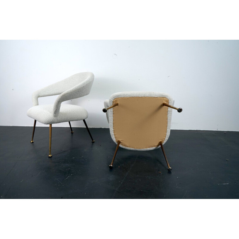 Paar vintage fauteuils van Gastone Rinaldi, 1970