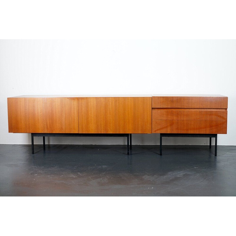 Pair of vintage teak threads by Dieter Wäckerlin for Behr, 1960.