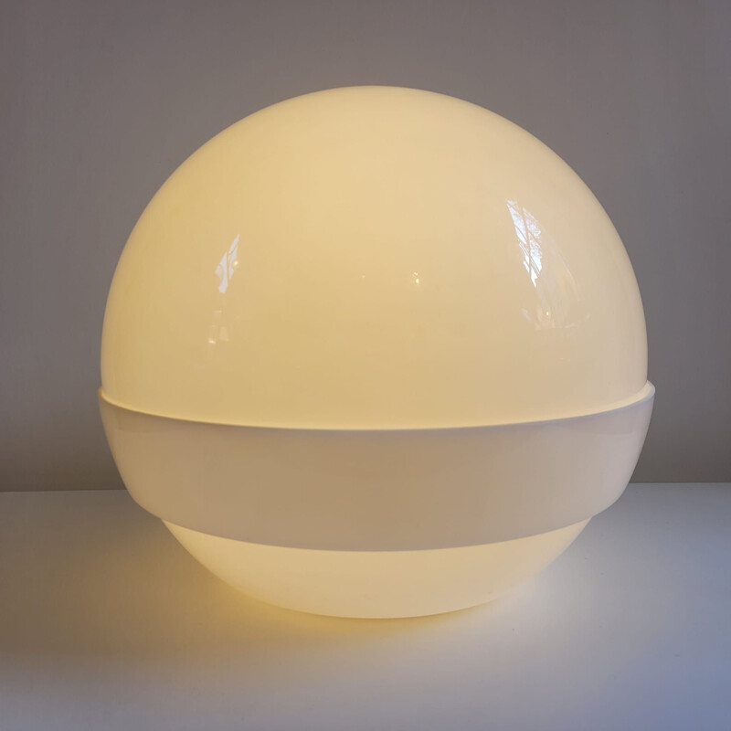 Lámpara globo vintage de André Ricard para Metalarte, 1970