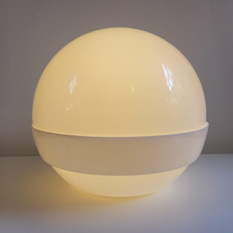 Lampe globe vintage par André Ricard pour Metalarte, 1970