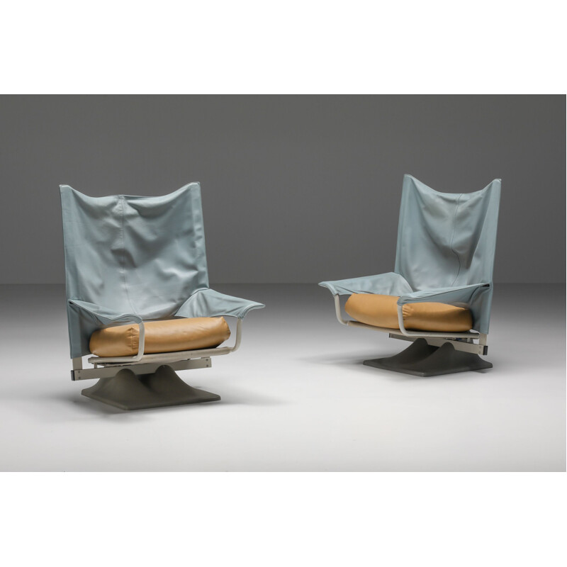 Lounge Chairs Pair ’Aeo’ by Paolo Deganello - 1973