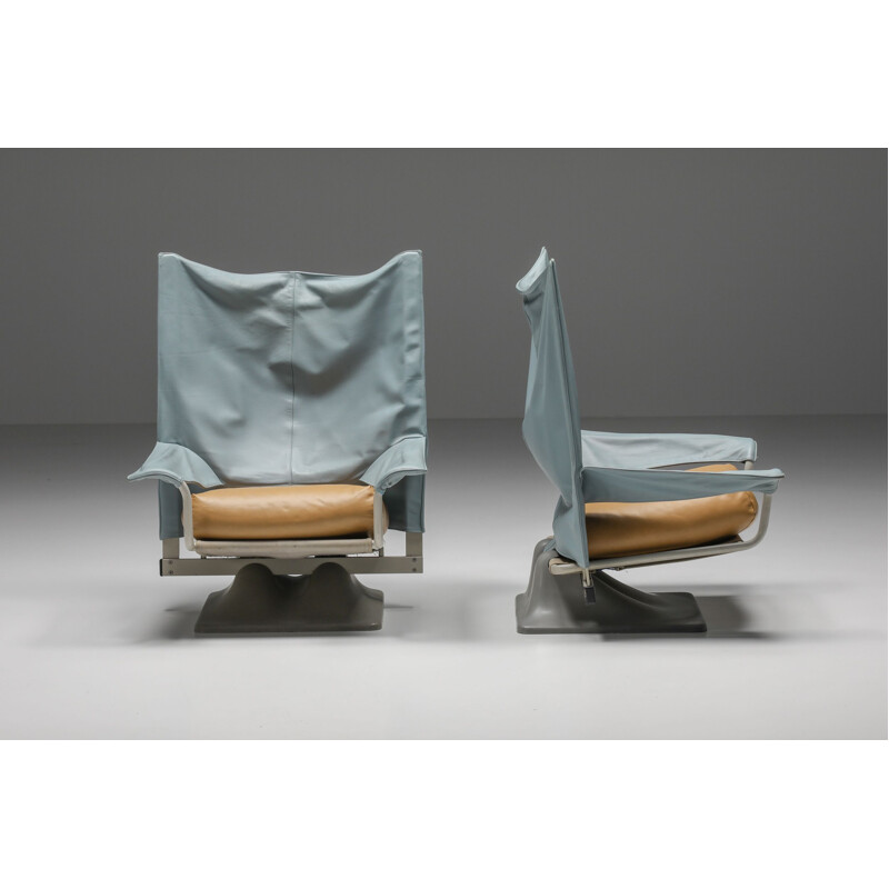 Paire de chaises longues 'Aeo' de Paolo Deganello - 1973
