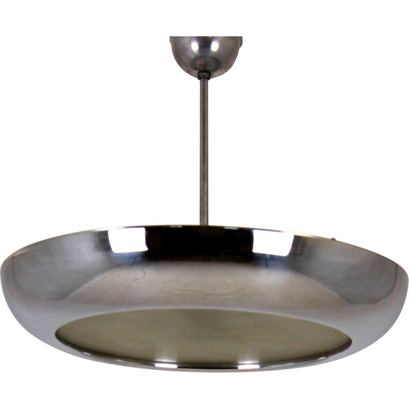 Candeeiro suspenso Vintage Ufo Bauhaus de Josef Hurka para Napako, 1930