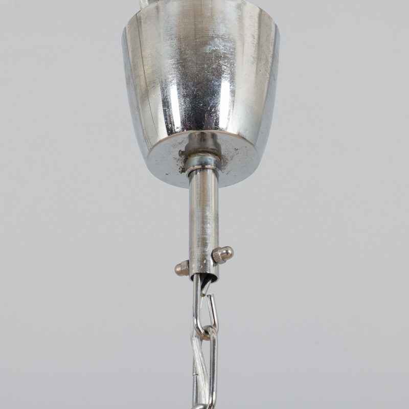 Lámpara vintage de cristal de Murano estilo Venini, Italia 1970