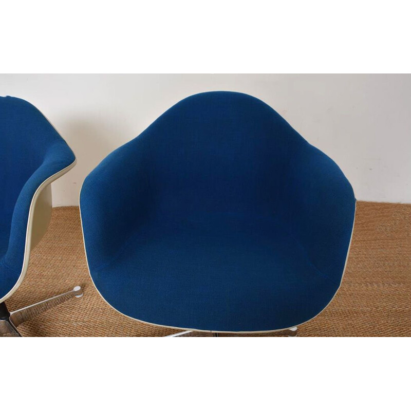 Paire de fauteuils pivotants vintage de Charles et Ray Eames pour Herman Miller, 1960
