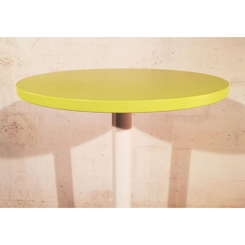 Vintage coloured wooden stand-up table