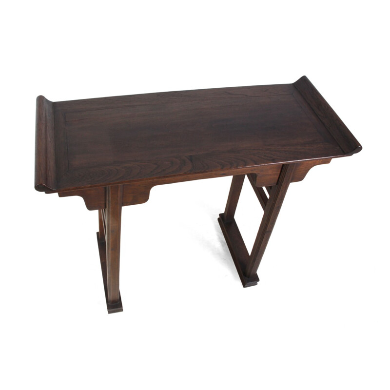 Vintage Chinese hardwood side table - 1920