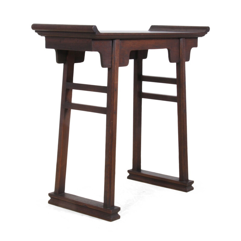 Vintage Chinese hardwood side table - 1920