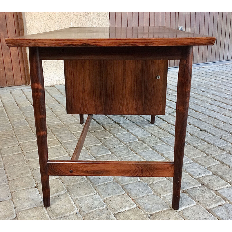 Vintage rosewood desk by Arne Vodder for Sibast, Denmark 1960