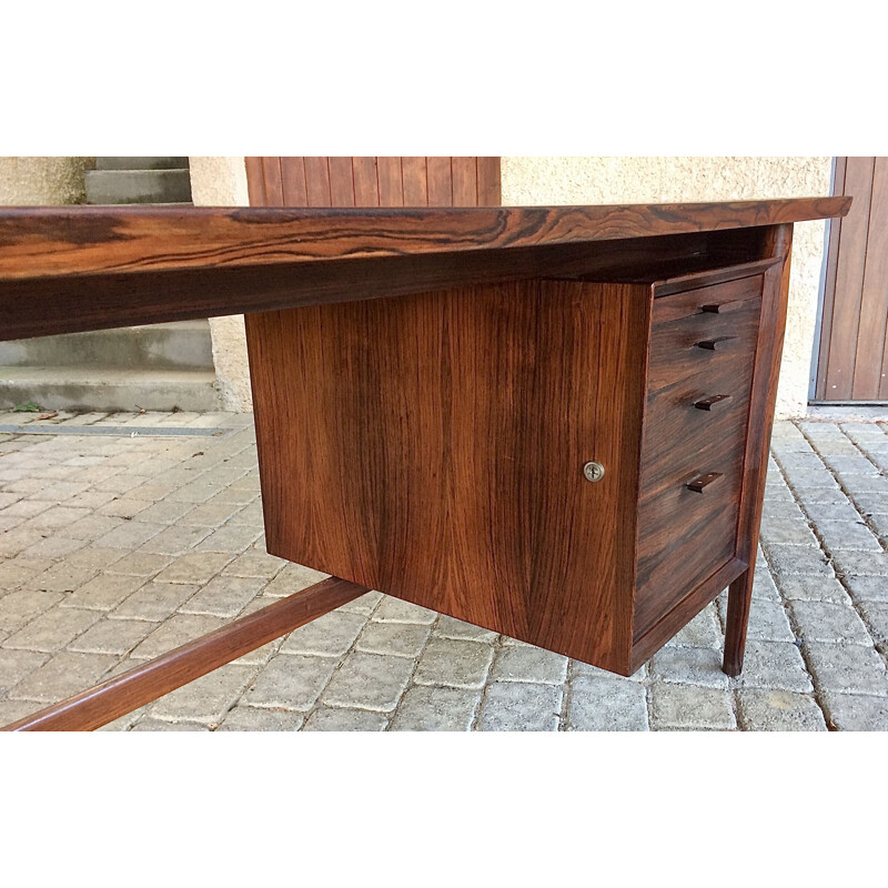 Vintage rosewood desk by Arne Vodder for Sibast, Denmark 1960