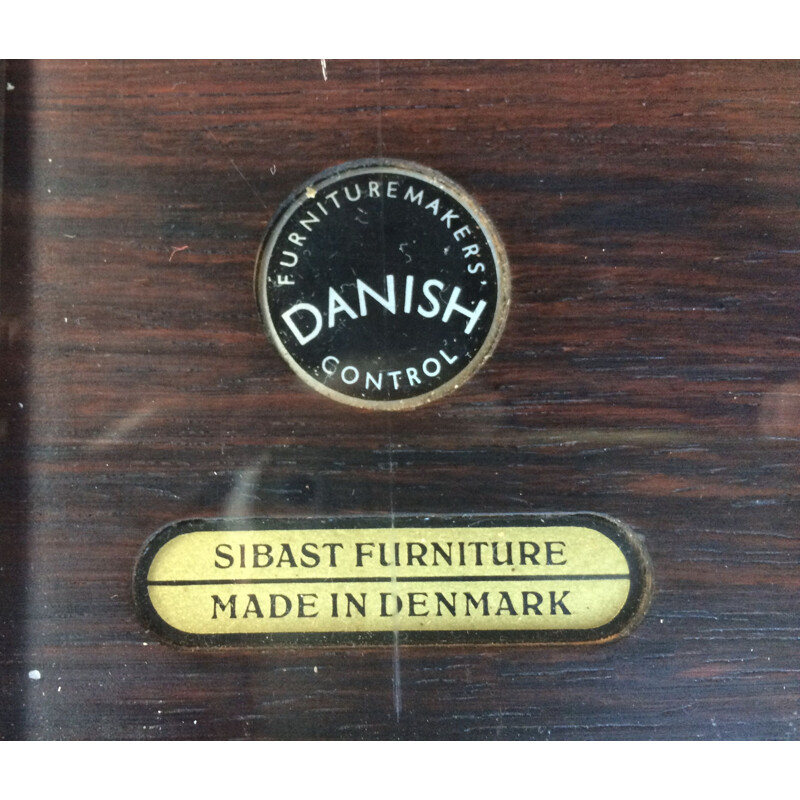 Bureau vintage en palissandre par Arne Vodder pour Sibast, Danemark 1960