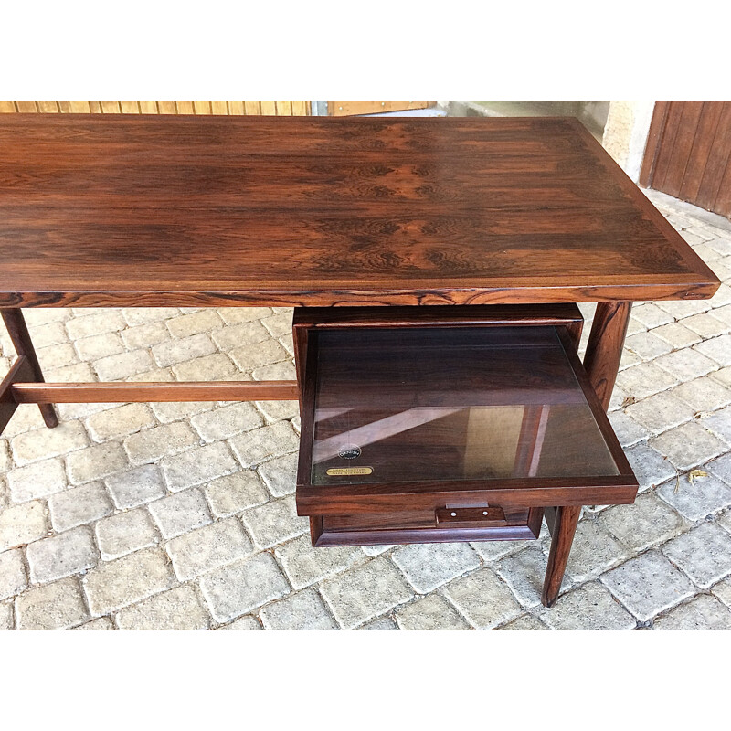 Vintage rosewood desk by Arne Vodder for Sibast, Denmark 1960