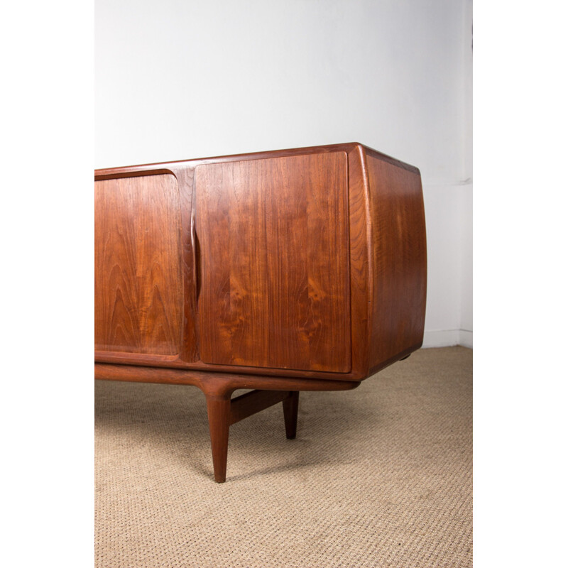 Vintage Danish teak sideboard by Johannes Andersen for Uldum Mobelfabrik, 1960