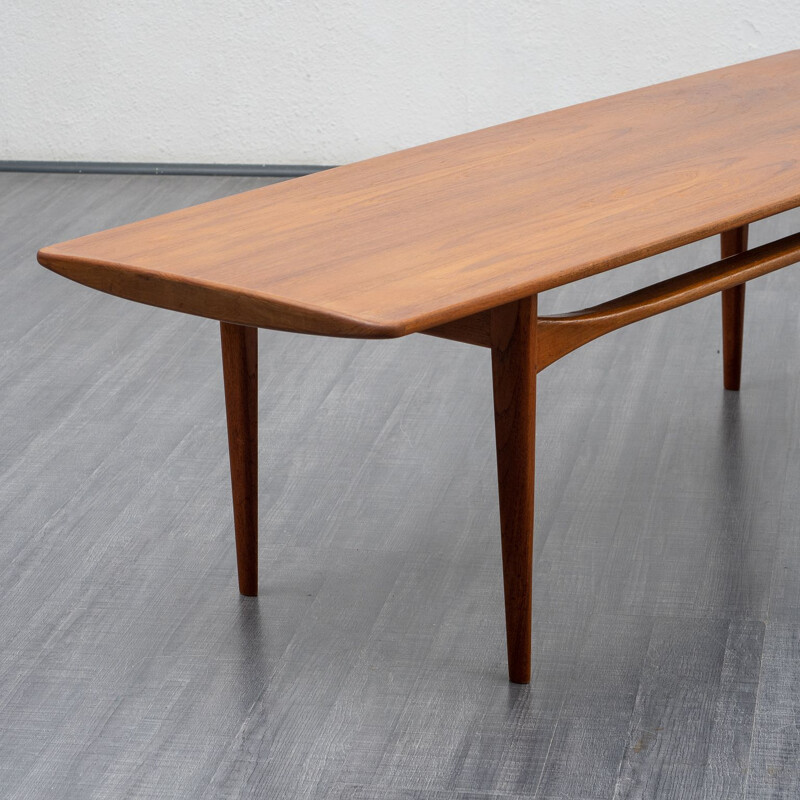 Table basse vintage en teck par France & Son, Danemark 1960