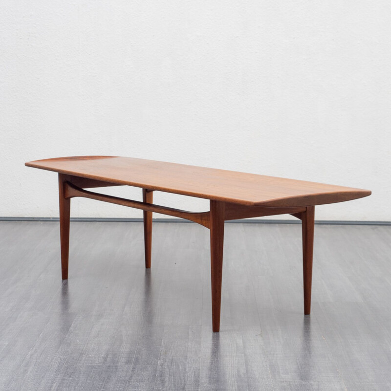 Vintage teak coffee table by France & Son, Denmark 1960s