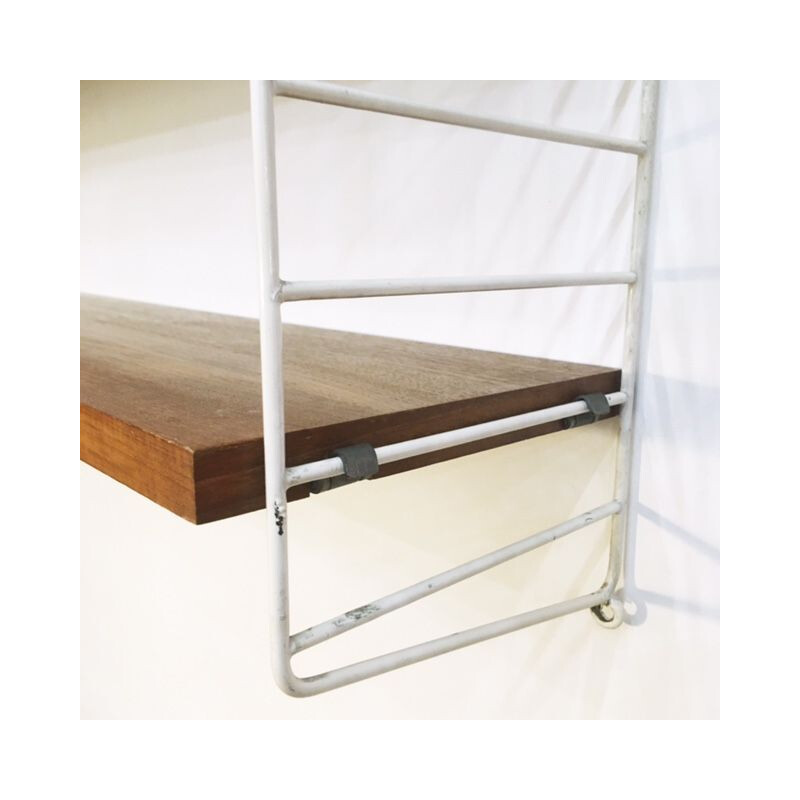 Vintage wall shelf by Kasja & Nisse Strinning for String, Sweden 1960s