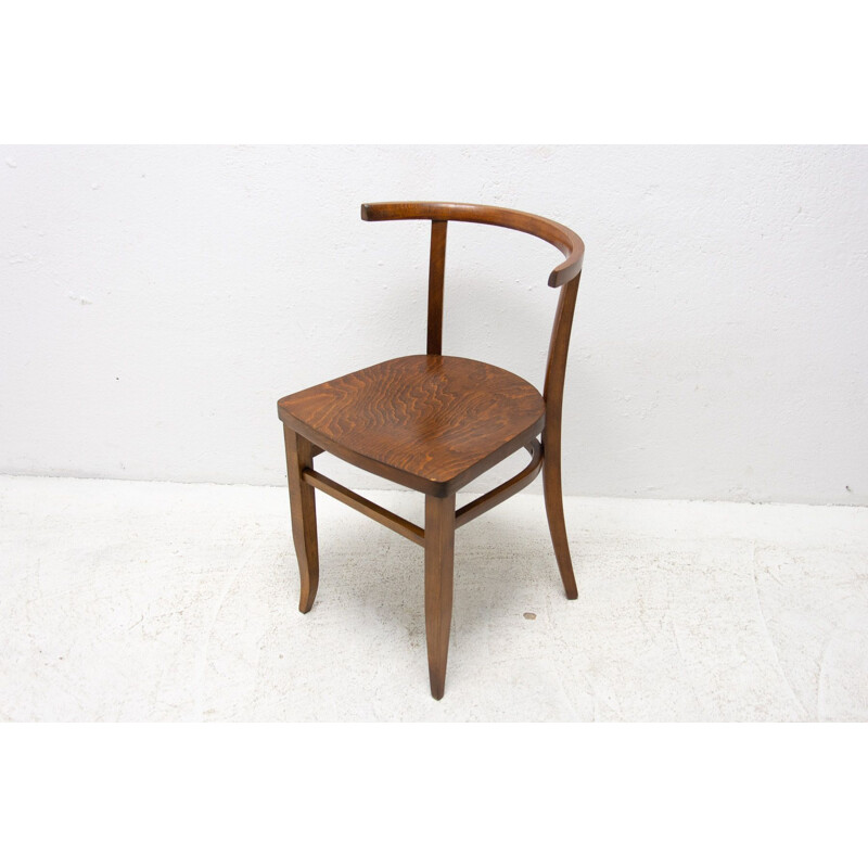 Set of 4 vintage Thonet chairs, Czechoslovakia 1920s