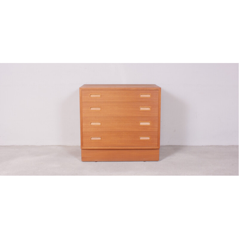 Scandinavian teak chest of drawers, Carlo JENSEN - 1960s