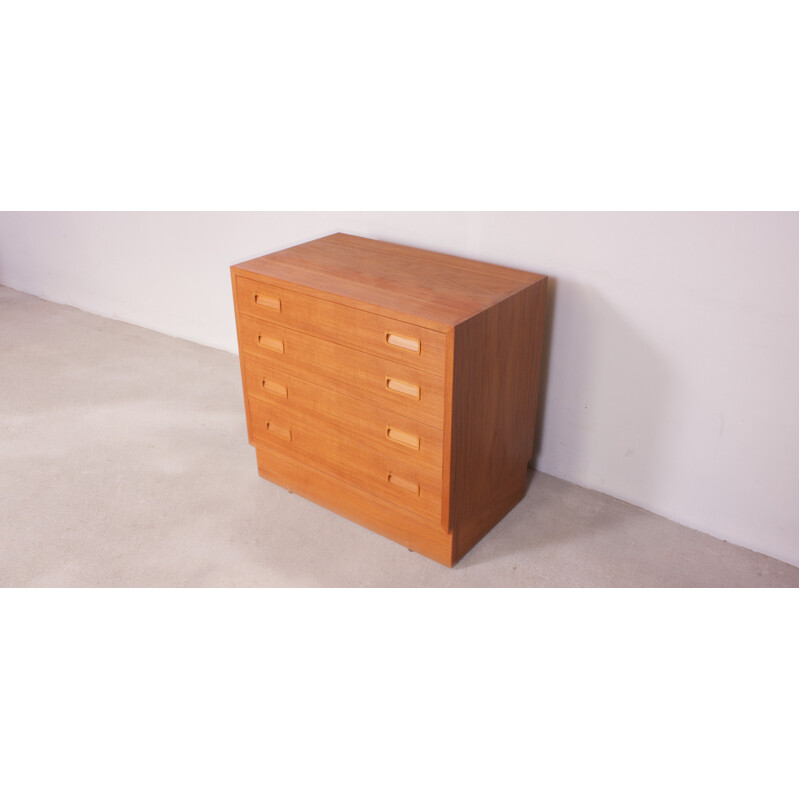 Scandinavian teak chest of drawers, Carlo JENSEN - 1960s