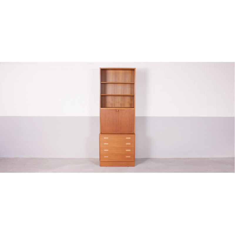 Scandinavian teak chest of drawers, Carlo JENSEN - 1960s