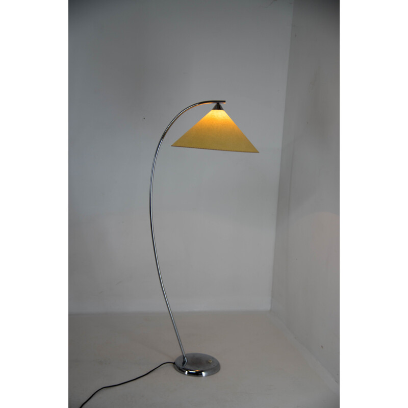 Minimalistic mid century floor lamp by Drukov, 1960s