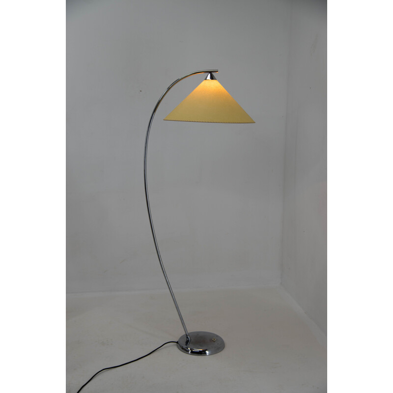 Minimalistic mid century floor lamp by Drukov, 1960s