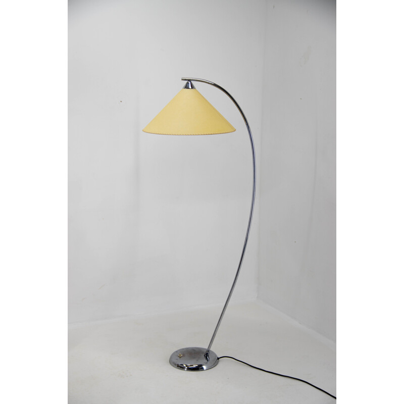 Minimalistic mid century floor lamp by Drukov, 1960s