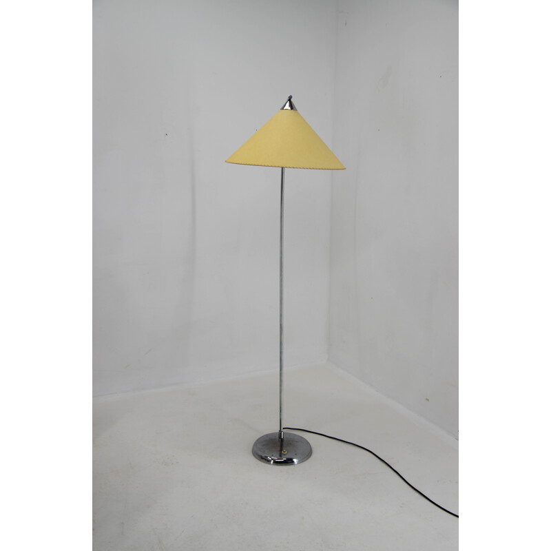 Minimalistic mid century floor lamp by Drukov, 1960s