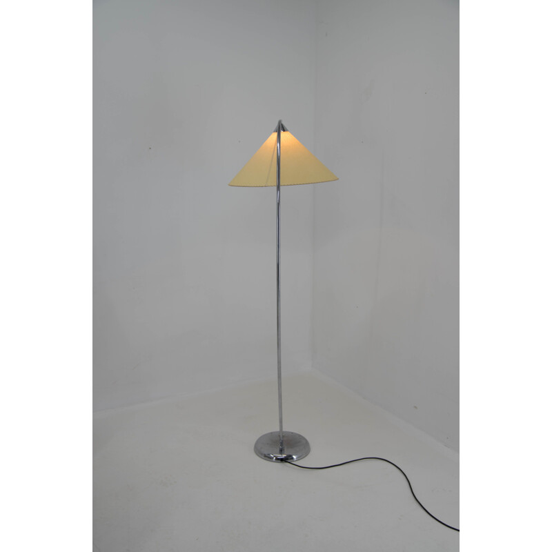 Minimalistic mid century floor lamp by Drukov, 1960s