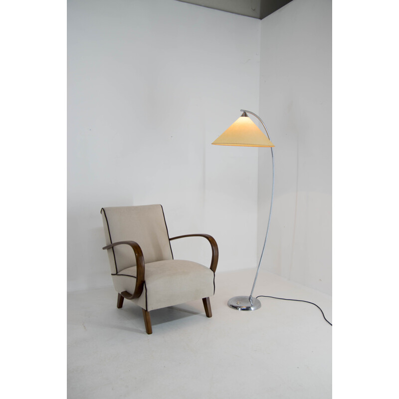 Minimalistic mid century floor lamp by Drukov, 1960s