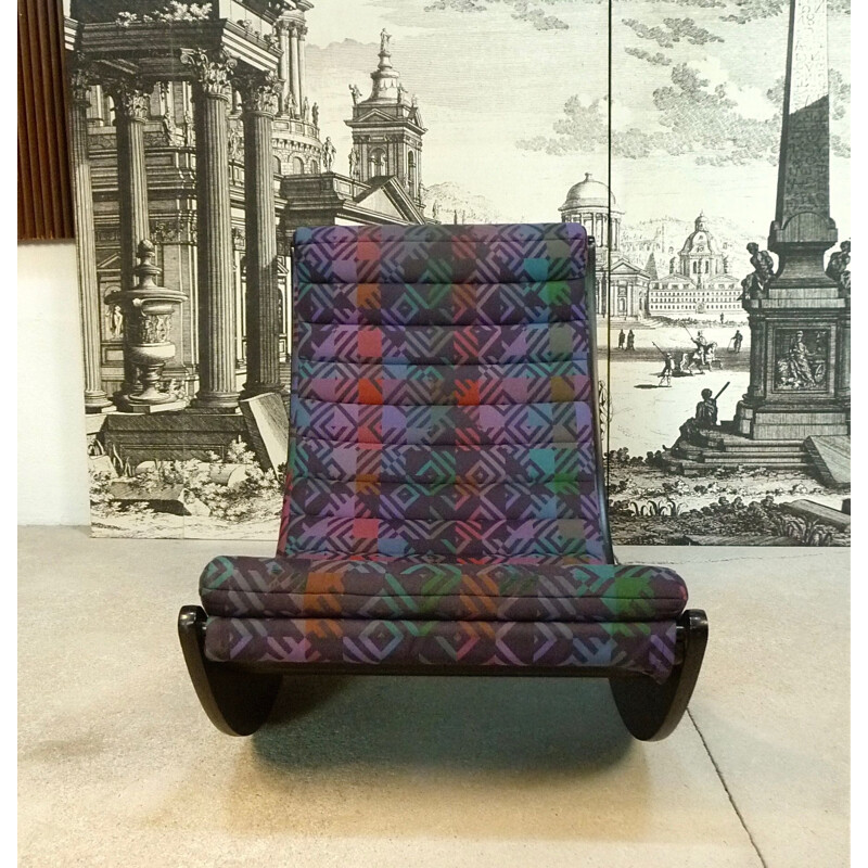 Chaise à bascule vintage "Relaxer 2" par Verner Panton pour Rosenthal, 1974