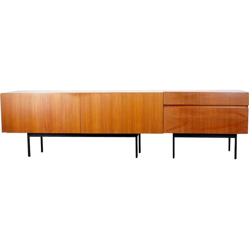 Pair of vintage teak threads by Dieter Wäckerlin for Behr, 1960.