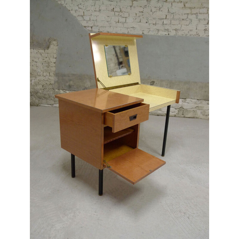 Desk in formica and metal - 1960s
