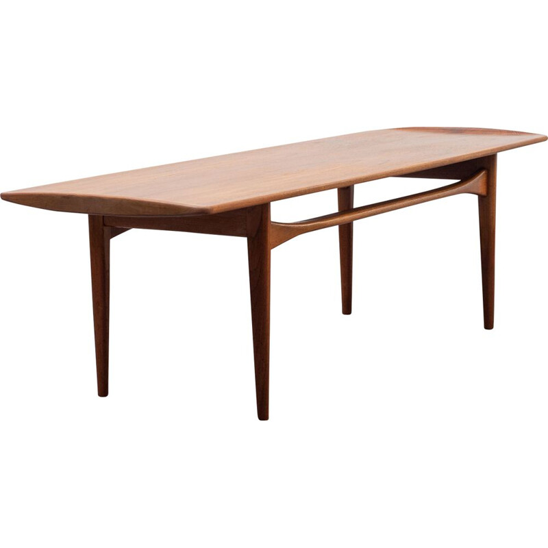 Vintage teak coffee table by France & Son, Denmark 1960s