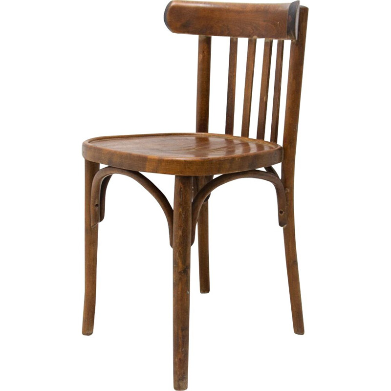 Chaise vintage en bois - 1950